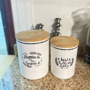 Happiness Is Homemade Cookie Jar Farmhouse Decor By Ashland